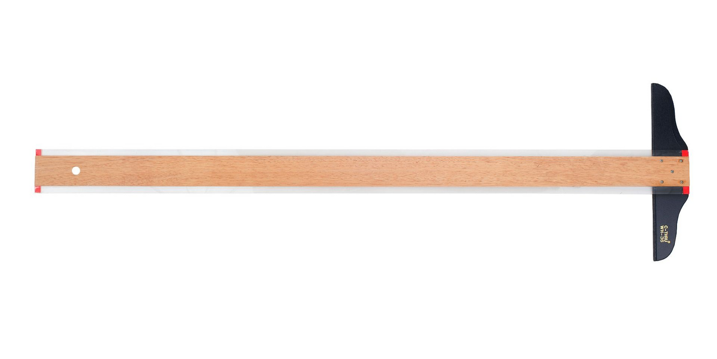 36? Wood and Plastic T-Square / ?querre en T de 36 po en bois et en plastique