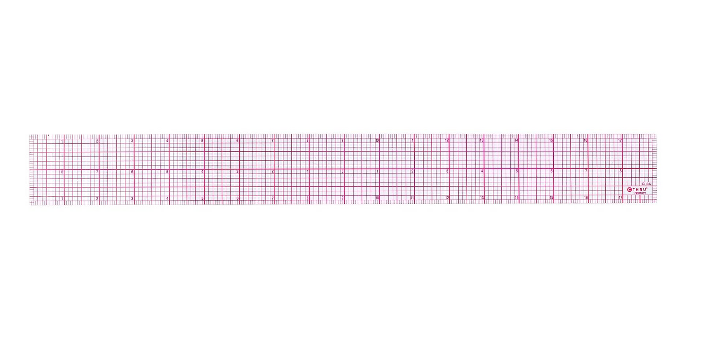 8ths Bevelled Ruler 18?
R?gle biseau 1/8 au po, 18 po