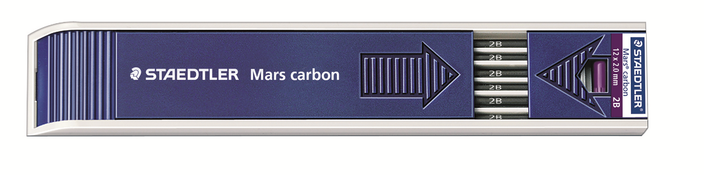 200-2B-03 STAEDTLER-Mars Limited LEAD LUMOGRAPH 2mm* 2B *12