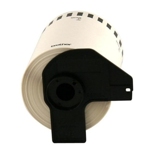 Brother DK-2243 Black/White Continuous Length Paper Tape 4" x 100' (101 mm x 30.4 m)