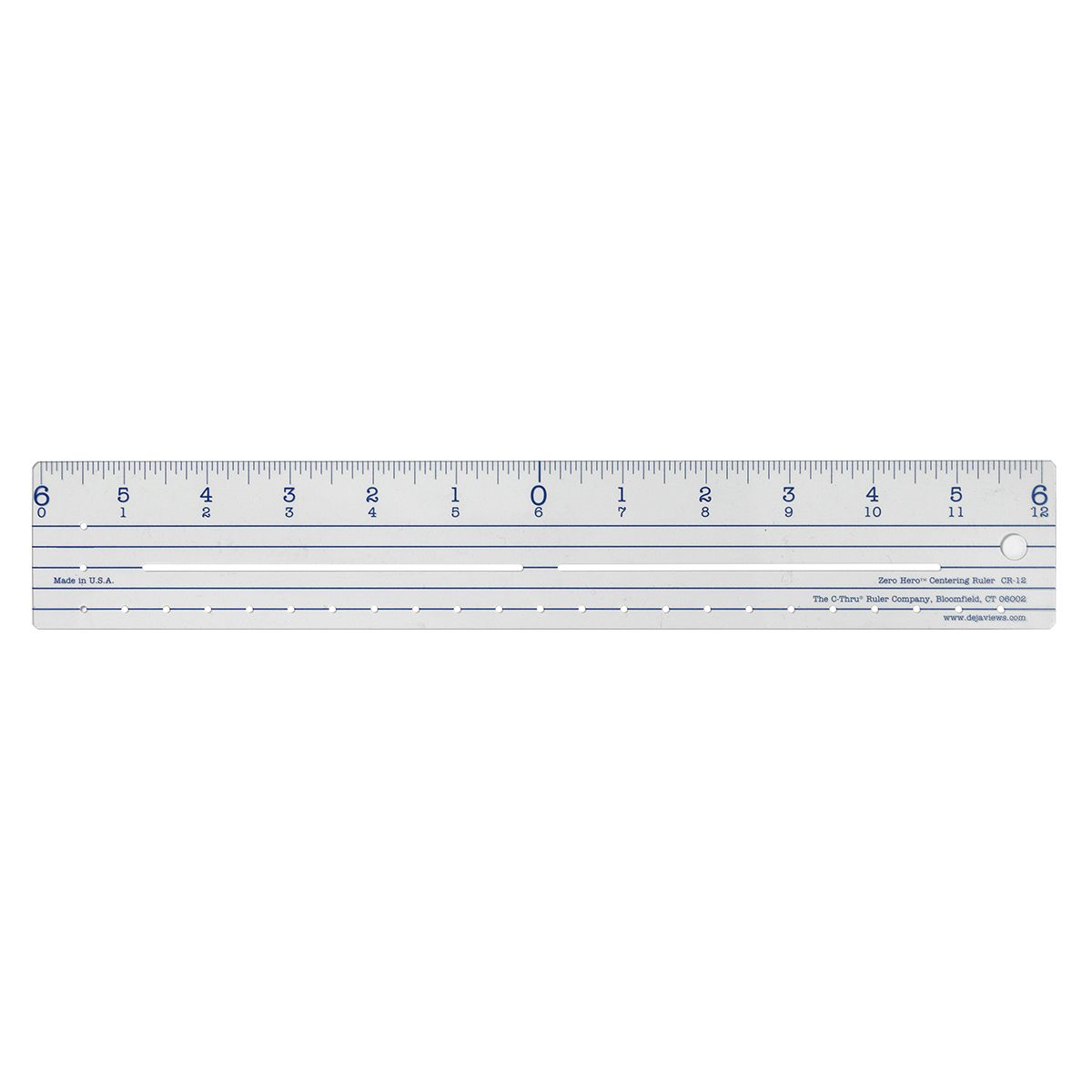 Zero Centering Craft Ruler 12?
R?gle artisanant centr?e sur z?ro, 12 po