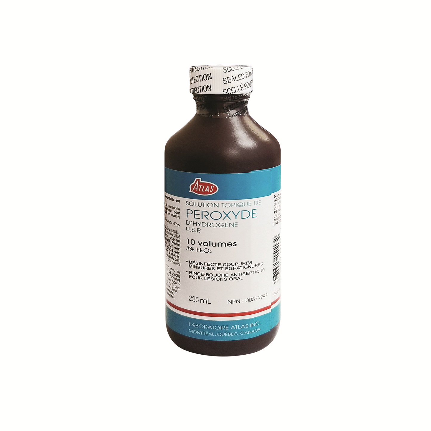 Atlas Hydrogen Peroxide, 225ml Bottle