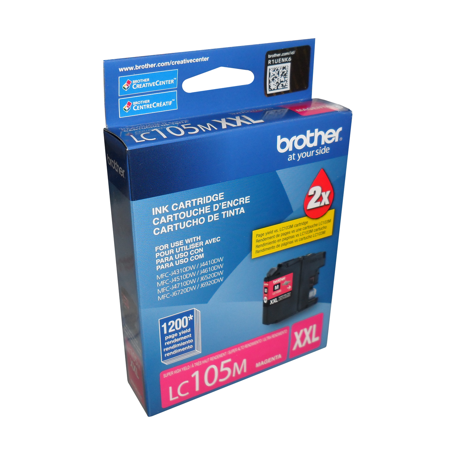 Brother LC105MS Innobella Magenta Ink Cartridge, Super High Yield (XXL Series)