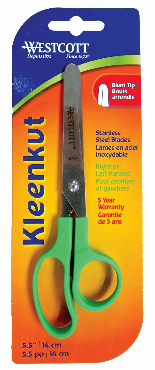 5.5" Blunt Kleenkut Kids Scissors /
Ciseaux ? bouts ronds Kleencut, pour enfants, 5.5 po