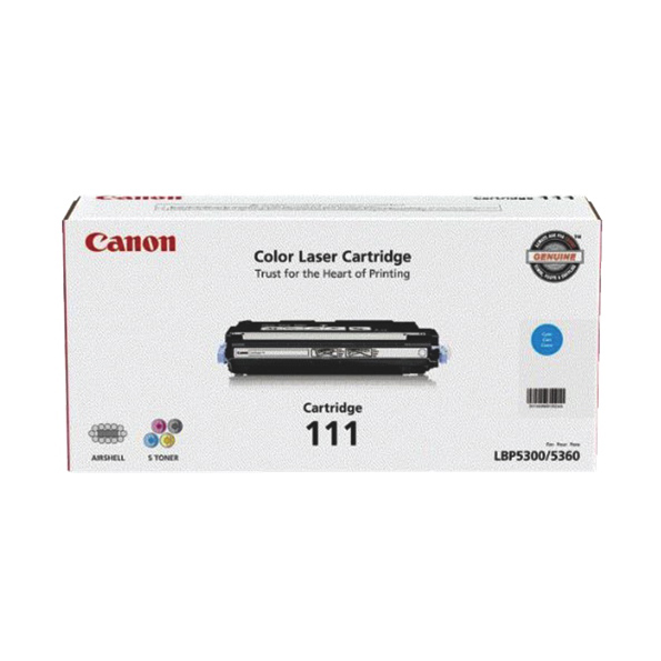 1657B001BA Canon 111 Cyan Original Toner Cartridge