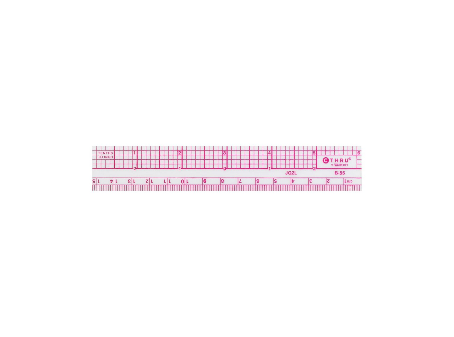 10ths Bevelled Ruler 15cm/6?
R?gle biseau 1/10 au po, 15cm/6 po