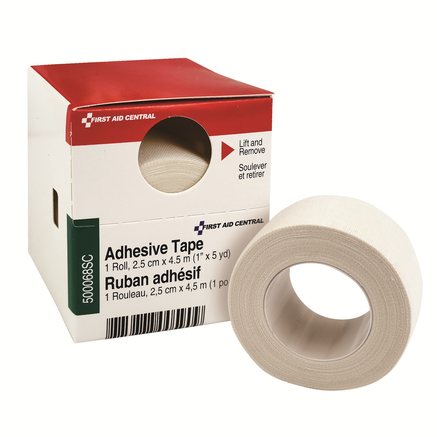 Adhesive Tape, 2.5 cm x 4.5 m (1? x 5 yd), 1/box