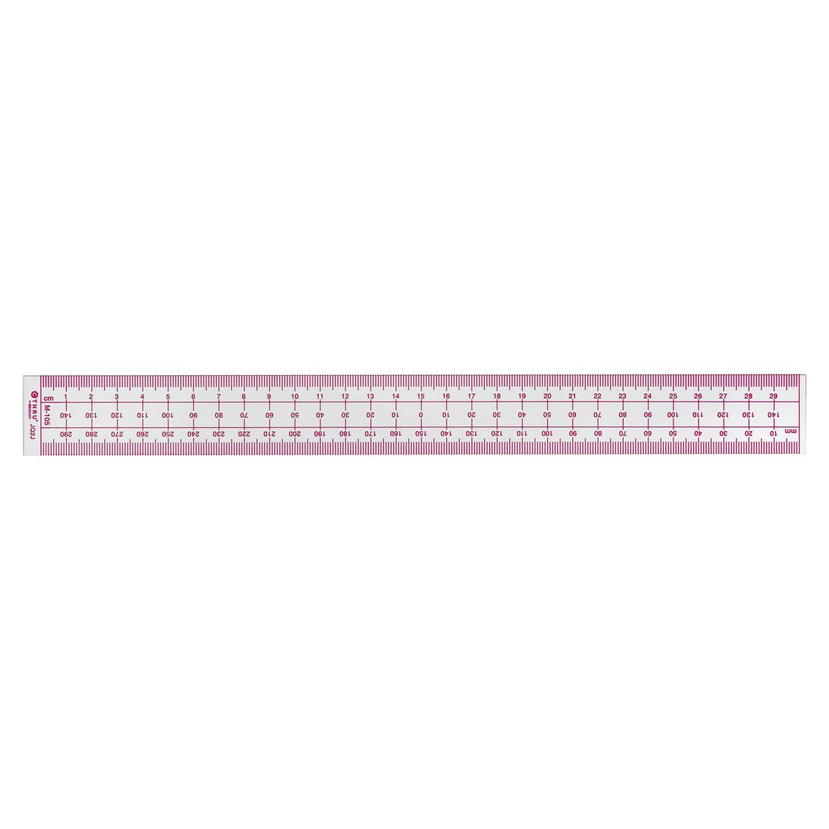 30cm Transparent Zero Centering Metric Grid Ruler
Grille m?trique transparente de 30 cm centr?e sur z?ro