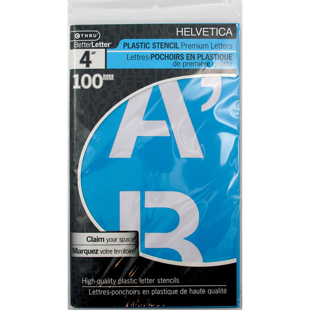 Helvetica Stencil 4?, Caps
Pochoir Helvetica de 4 po, majuscules