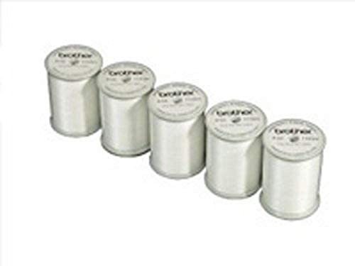 Brother White Embroidery Bobbin Thread - 60-weight