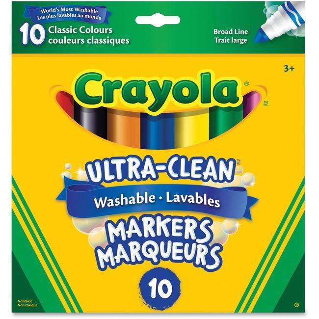 10 Ultra?Clean Wash Markers, Classic