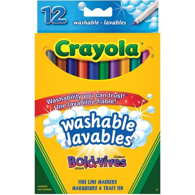 12 Washable Fine Line, Bold