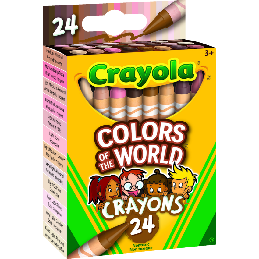 24 Colors of the World Crayons