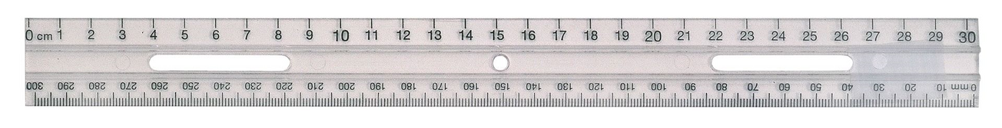 30cm Pencil Groove ? Metric Scales /
30cm rainure pour crayon ? ?chelle m?trique