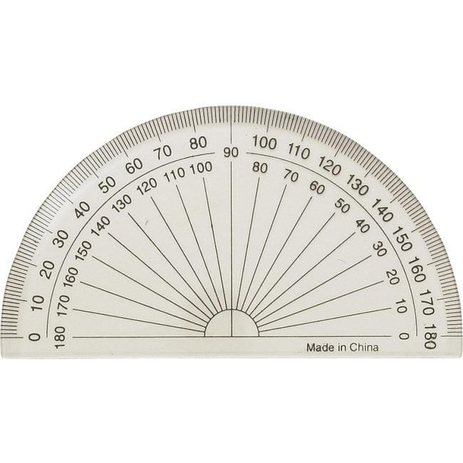 180? 4? Protractor - Carded /
Rapporteur 180? de 4 po - sur carte