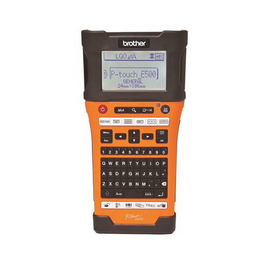 Brother PT-E500VP Advanced Industrial Handheld Labeller with Computer Connectivity (USB)