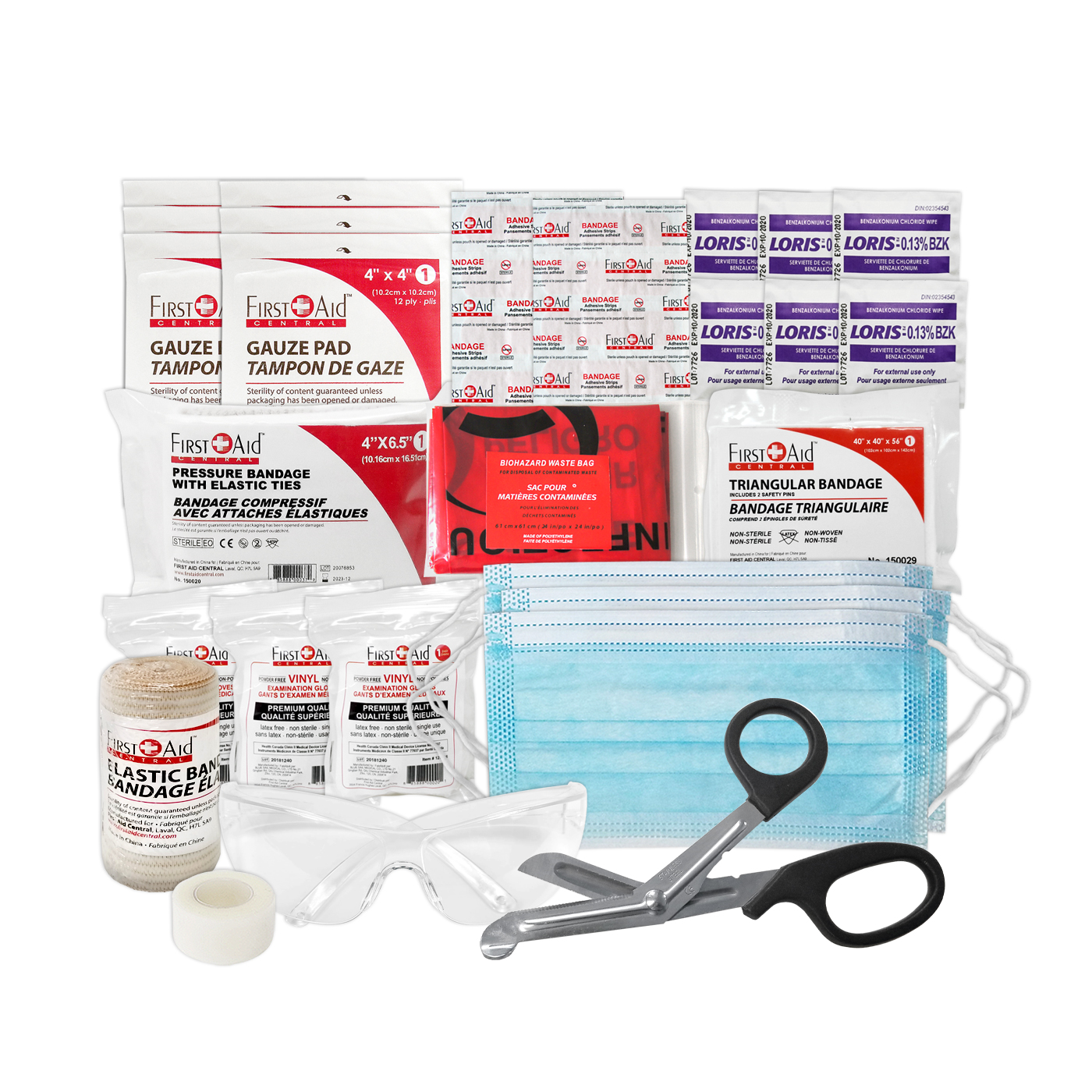 British Columbia Basic First Aid Kit Refill