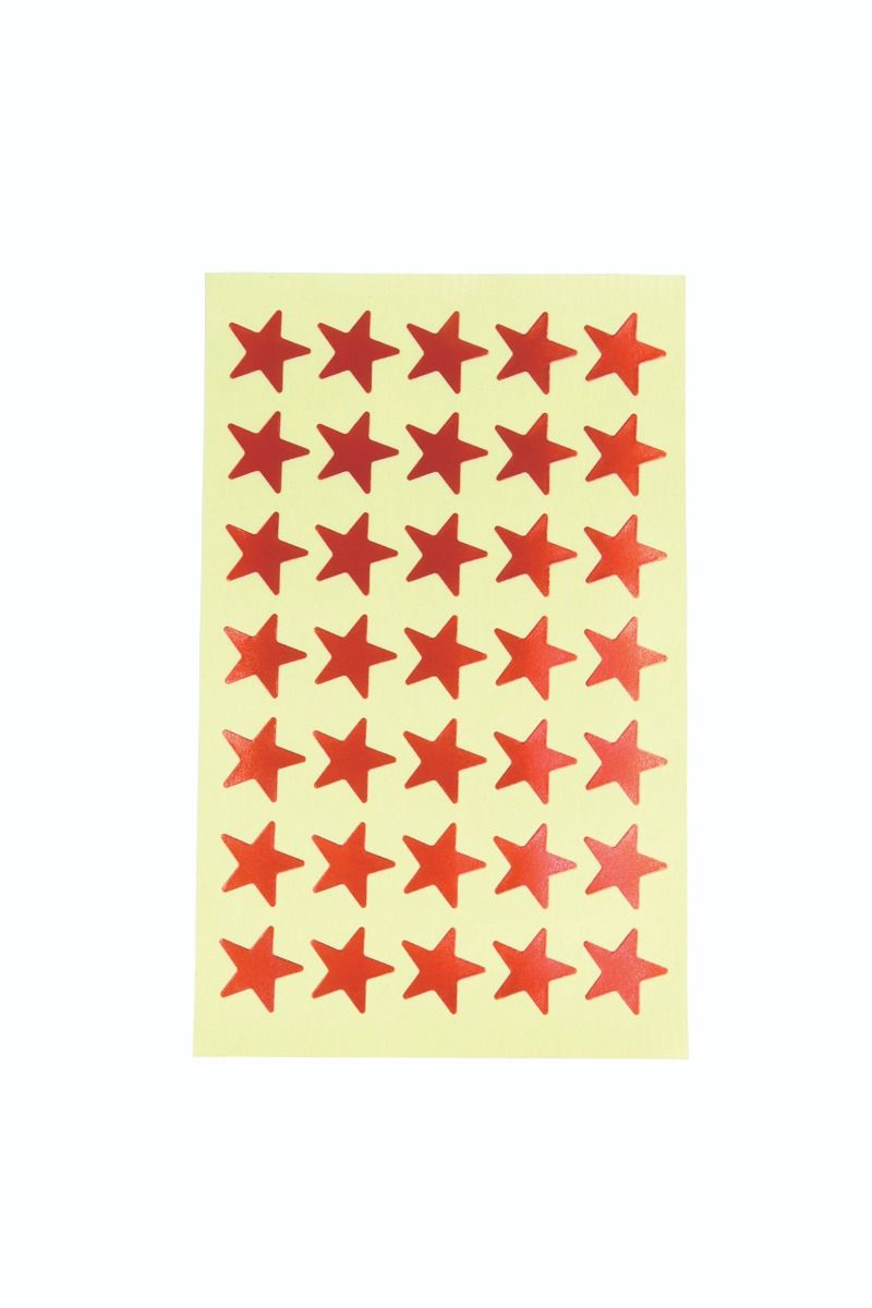 Red Stars, 350/Pkg. / 
?toiles rouges ? paquet de 350