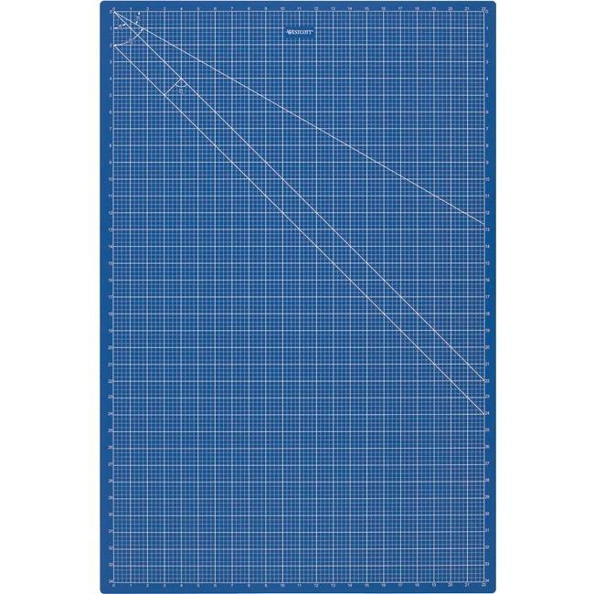 24" x 36" Double Sided Blue Cutting Mat / 
24 x 36 po bleu - double face