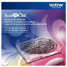 Brother CASTPBLS1 Acrylic Stamp Block Set