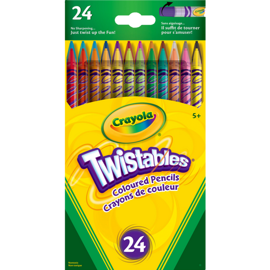 24 Twistables Coloured Pencils