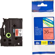 Brother TZ461 Black on Red 36 mm Tape for P-touch, 8 m