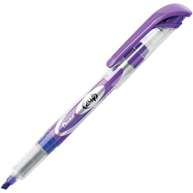 24/7 Liquid Highlighter, Chisel Tip, Violet Ink