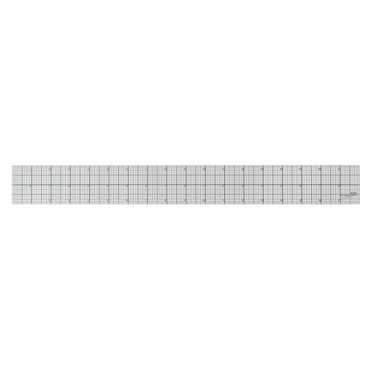 8ths Bevelled Ruler, Black 18?
R?gle biseau 1/8 au po, 18 po, noir
