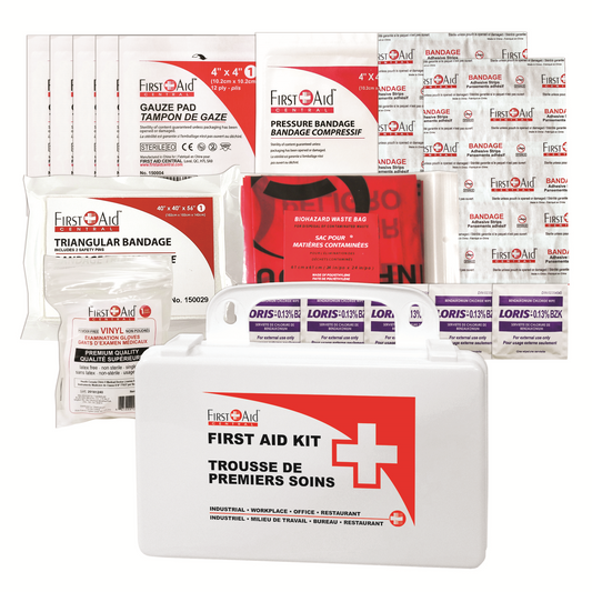 Yukon Personal First Aid Kit in a Plastic Case