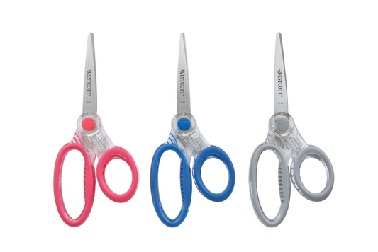 7" X-Ray Antimicrobial Student Pointed Scissors / Ciseaux antimicrobiens X-Ray pour ?coliers, ? bouts pointus 7 po
