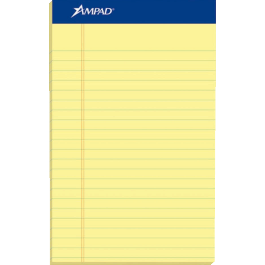 Writing Pad 5x8 Jr Rule 50Shts 12pk