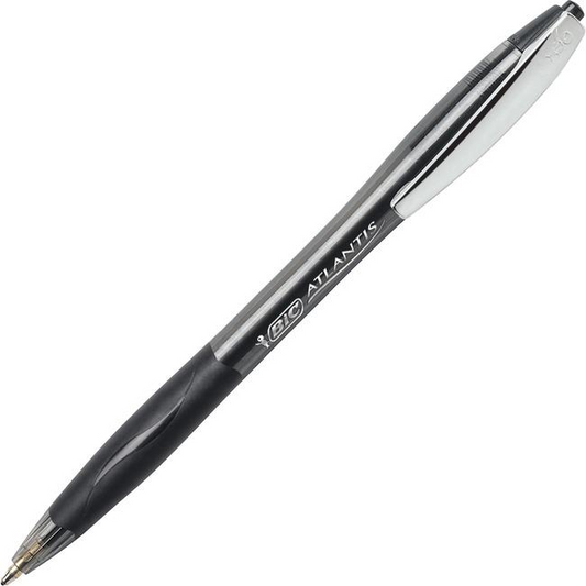 BIC GlideTM/MC, Medium Point / Pointe moyenne, Box / Bo?te - Black, 12 units
