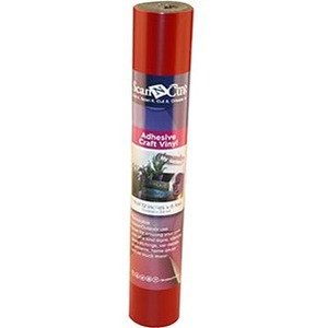 Brother CAVINYLRD Red Adhesive Craft Vinyl