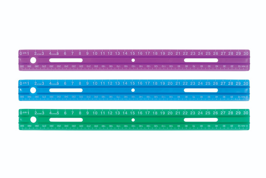 30cm Pencil Groove ? Metric Scales / 
30cm rainure pour crayon ? ?chelle m?trique