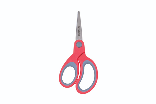 5" Pointed Soft Grip Lefty Scissors / 
Ciseaux gauchers pointus ? prise souple 5 po
