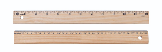 30cm/12" ? Metal Edge, Single Bevel Style / 
30cm/12 po ? biseau unique - ar?te en m?tal