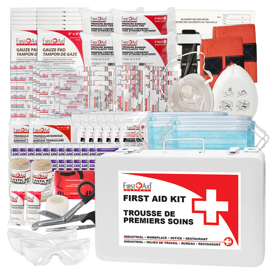 British Columbia Level 1 First Aid Kit in a Metal Case