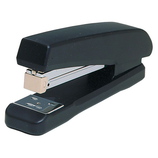 "Stapler Full Strip, Black - Plastic Base /  Agrafeuse Bande pleine, noire - Base en plastique"