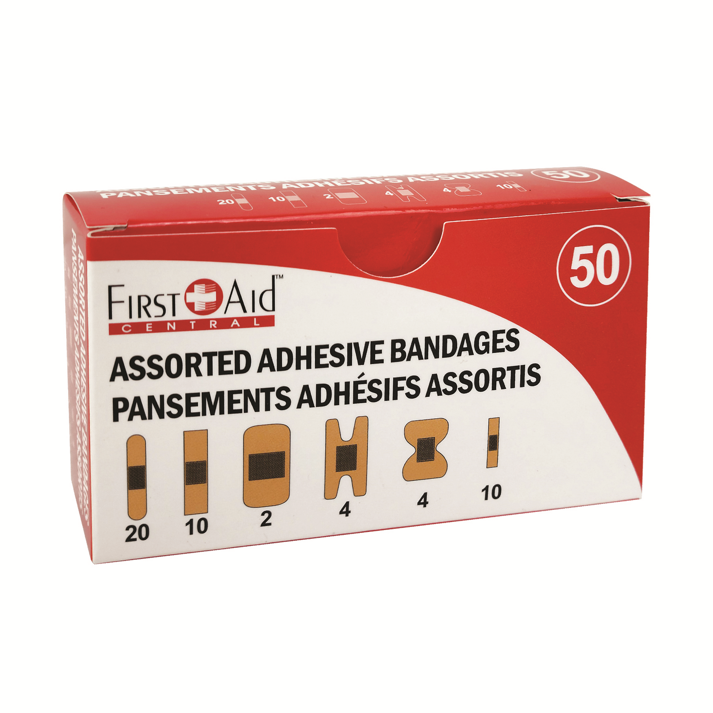 Assorted Adhesive Bandages, 50/pack