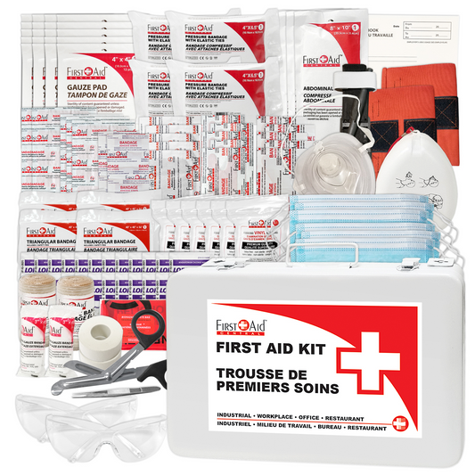 British Columbia Level 2 First Aid Kit in a Metal Case