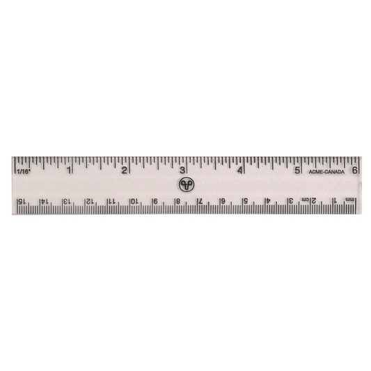15cm/6? ? Inch/Metric Scaless / 
15cm/6 po ? pouces/m?trique