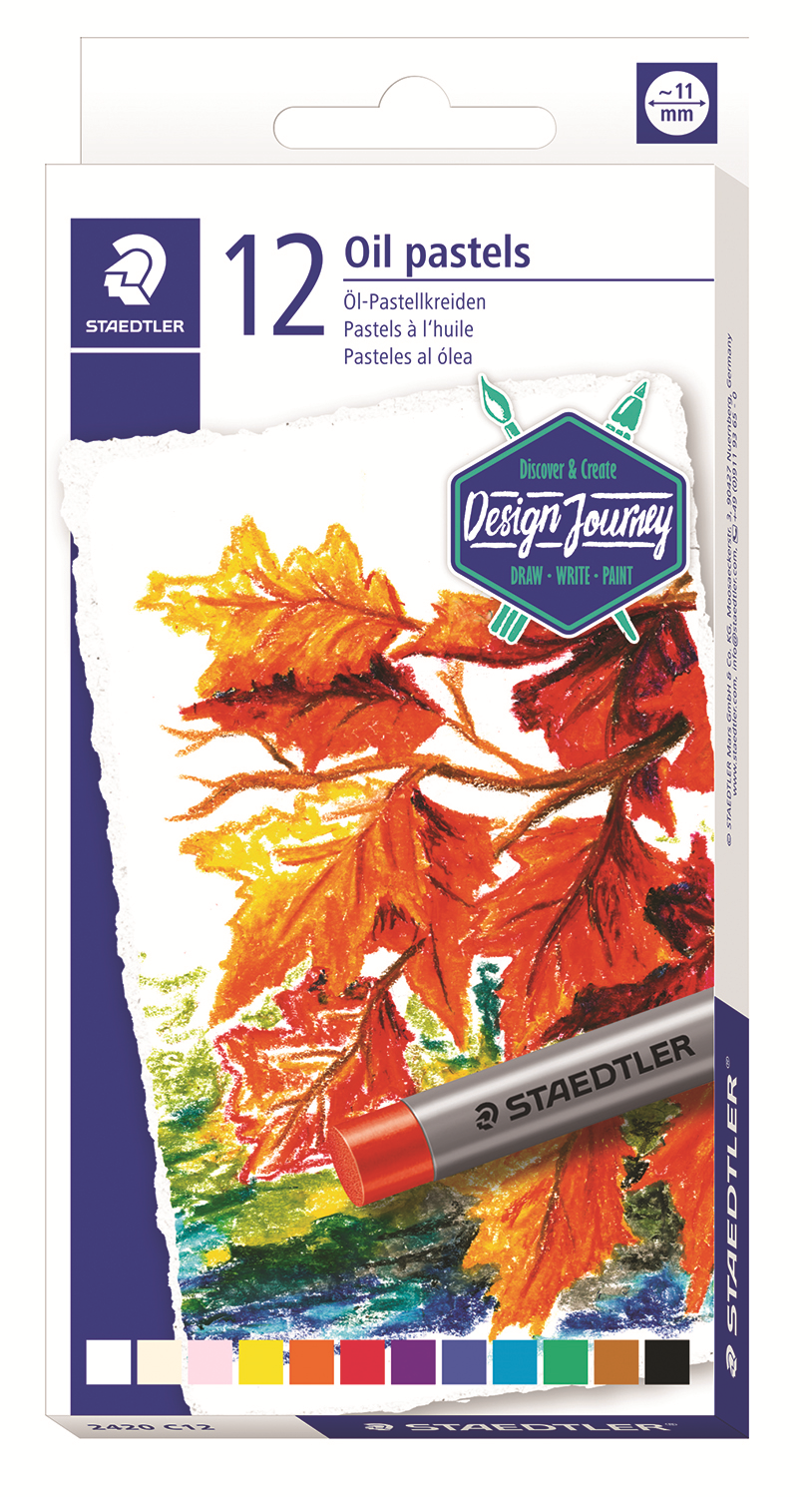 2420-C12-07 STAEDTLER-Mars Limited OIL PASTELS ASST 12/ST