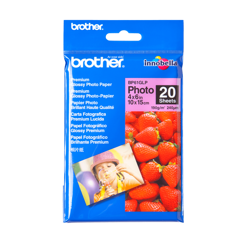 Brother BP61GLP Innobella  Premium Glossy Paper (4" x 6")