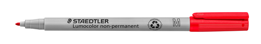 315-2 STAEDTLER-Mars Limited MARKER LUMO W.BASE MED.RED