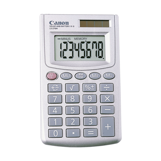 5932A007 Canon LS-270H Silver 8-digit Display