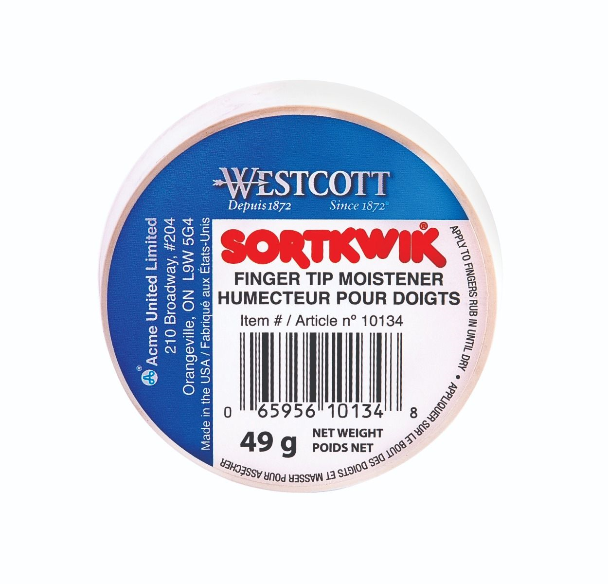 Sortkwik Fingertip Moistener ? 49gm / ? Sortkwik Humecteur ? 49g