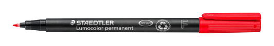 318-2 STAEDTLER-Mars Limited MARKER LUMO.FINE PERM.RED
