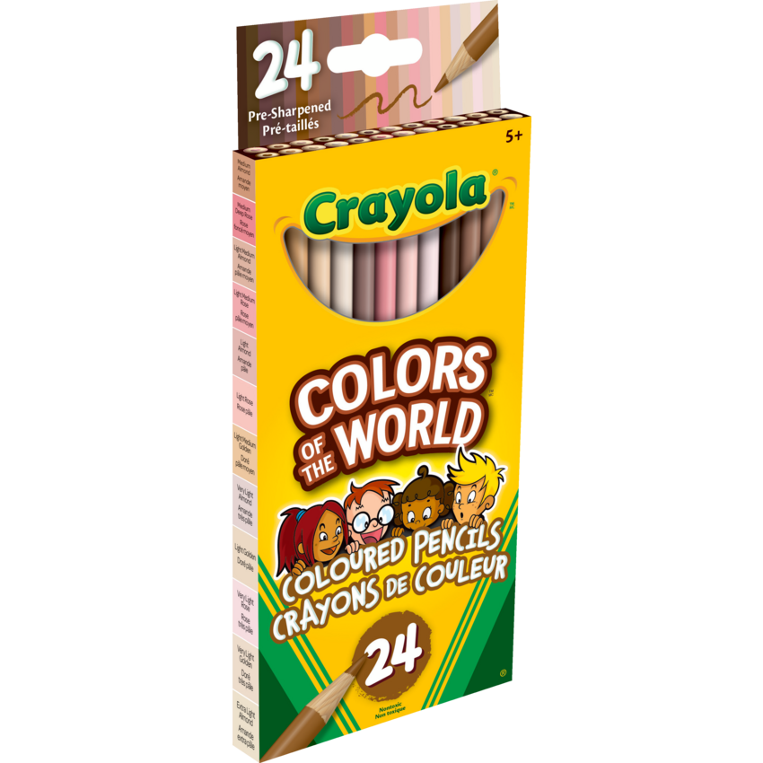 24 Colors of the World Coloured Pencils