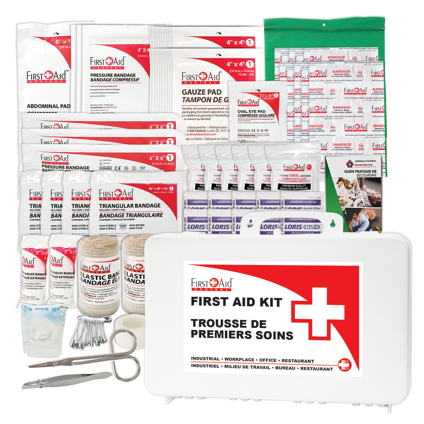 Yukon Level 2 First Aid Kit in a Plastic Case