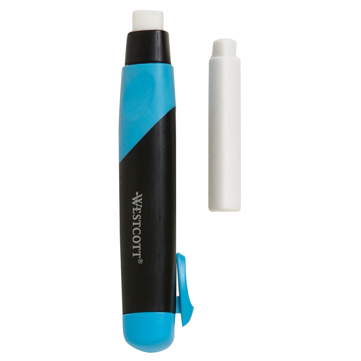 Triangular Retractable Eraser with Refill, Non-Smudge & Latex Free / 
Gomme ? effacer triangle r?tractable avec recharge, sans taches et latex